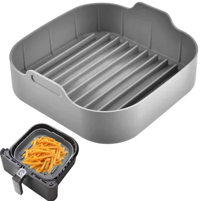 Obrázok produktu pre Silikónová forma na fritézu s konvektívnym ohrevom, priemer 20 cm, zosilnená, vhodná ako podložka do fritézy značiek COSORI, Tefal, Philips