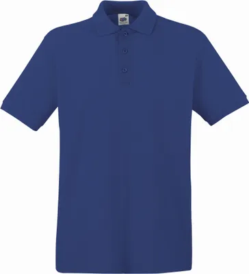 Image de Polo pour hommes Fruit Of The Loom Premium, Kurzarm BC1381 (2XL) (Marineblau)