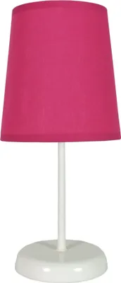 Zdjęcie produktu dla Lampa stołowa GALA biało-różowa 1xE14x40W tkanina wym:31x14x14cm IP20 Candellux