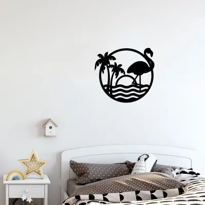 Produktbild von Wallity, Holiday- TNL1385, Schwarz, Sonstige Wohndekorationen, 50 x 46 cm, 100% Metall (Dicke: 1