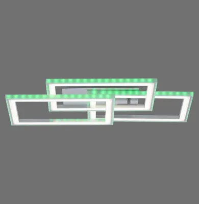 Zdjęcie produktu dla Lampa sufitowa LED RGB, ściemnialna, pilot zdalnego sterowania, CCT, L 54 cm