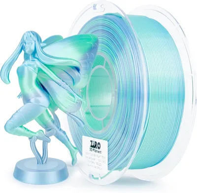 Multicolor Silk PLA Filament 1,75 mm, 1 kg, schnell wechselnd