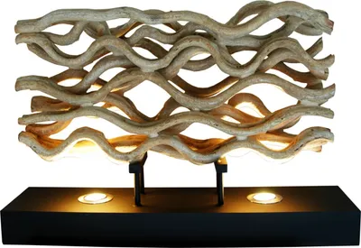 Produktbild von LED Tischlampe Treibholz 50 cm hoch Unikat Modern Tischleuchte