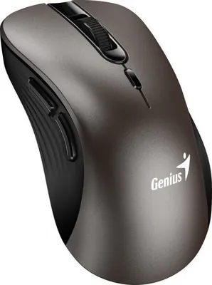 Produktbild von Kabellose Maus, Genius Ergo 8100S, titanfarben, optisch, 1600DPI