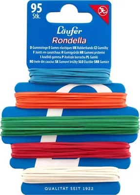 Immagine prodotto di Runner 69210 Carta ad anelli in gomma RONDELLA, colori/dimensioni assortite