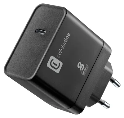 Produktbild von Cellularline Charger Ultra PD 65W USB-C-Netzladegeräte 65 W, Drinnen, AC, Schwarz