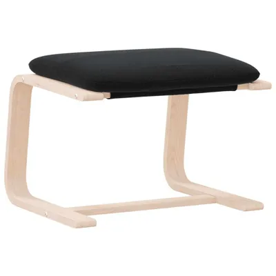Produktbild von vidaXL Fußhocker Schwarz 51x41x40 cm Stoff