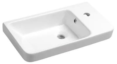 Produktbild von LUXA Keramik-Waschtisch 55x30cm, weiss