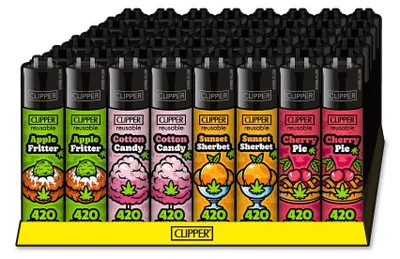 Produktbild von 48x Clipper Reibrad Feuerzeug | Sweeds | nachfüllbar