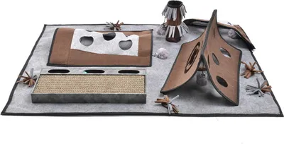 Produktbild von CanadianCat C10338, Katze, Mehrfarbig, Filz, 900 mm, 1100 mm, 275 mm