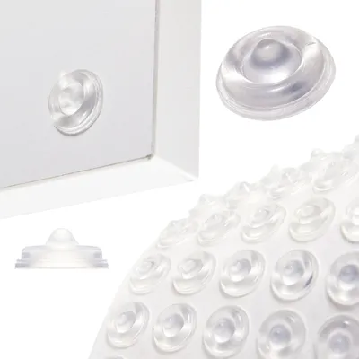 Produktbild von Aga Selbstklebender Silikonpuffer 1,3 cm 50 Stück