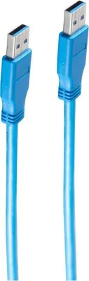 Produktbild von shiverpeaks BASIC-S USB 3.0 Kabel A-Stecker - A-Stecker 1,0 m blau