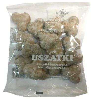 Obrázek produktu pro Pierniki Uszatki z lukrem miętowym 153 g