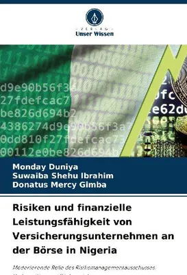 Produktbild von Risiken und finanzielle Leistungsfähigkeit von Versicherungsunternehmen an der Börse in Nigeria