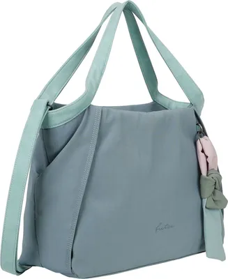 Image de Fritzi aus Preußen sac à épaule sac à épaule bandoulière Slouchy Sky Shopper Blue Lime bleu gris