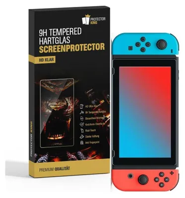 Produktbild von 2x 9H Panzerglas für Nintendo Switch Displayschutz Schutzglas Panzerfolie Schutzfolie Hartglas Displayglas Tempered Glasfolie Sicherheitsglas Echtglas