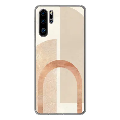 Produktbild von MuchoWow® Handyhülle Schutzhülle Hülle für Huawei P30 Pro Marmor - Muster - Rosa Silikon Softcase Handy Hülle - Schutzdeckel