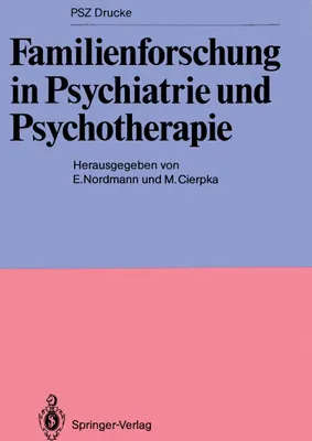 Produktbild von Familienforschung in Psychiatrie und Psychotherapie