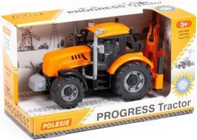 Obrázek produktu pro Polesie 91543 Progress oranžový bagr v krabici
