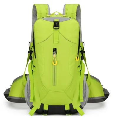 Produktbild von 35L Rucksack Outdoor – großer Trekkingrucksack für Reisen, Wandern & Sport, leicht für Damen & Herren，Green