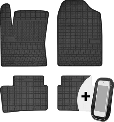 Produktbild von Gummimatten Auto Fußmatten Automatten Passgenau 4-teilig Set - passend für Hyundai i10 II 2013-2018