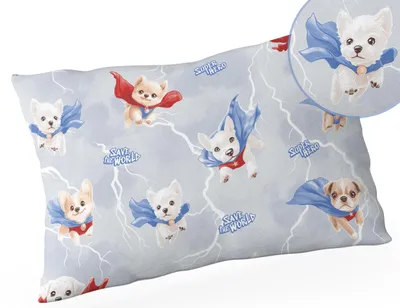 Produktbild von Kinder Kopfkissenbezug 40x60 Baumwolle mit Reißverschluss