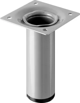 Produktbild von Hettich Tischbein 3,0 x 10 cm Aluminium-Optik - 1 Stück