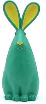 Produktbild von Hase türkis/gelb 17,5 cm