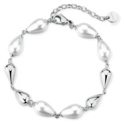 Immagine prodotto di Affascinante bracciale in acciaio con perle sintetiche Perfect BPC72