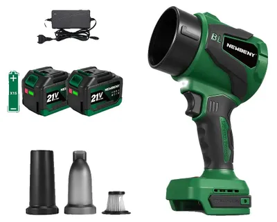 Obrázek produktu pro Turbo ventilátor, bezdrátové provedení, vysoká účinnost proudění vzduchu, baterie 2×4,5 Ah
