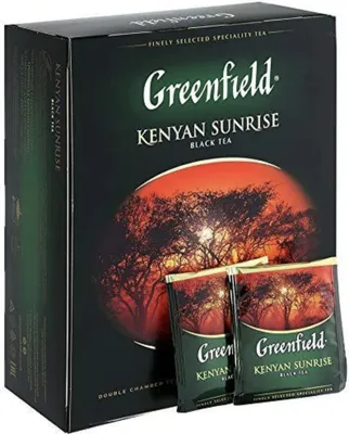 Produktbild von Greenfield Schwarzer Tee Kenyan Sunrise 100 Beutel Schwarztee