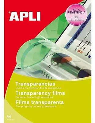 Produktbild von Apli 1269 Transparentfolie für Inkjetdrucker 20 Stück