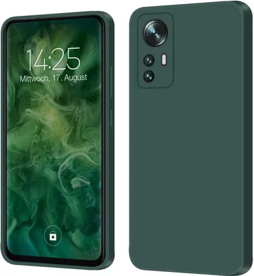 Produktbild von Hülle für Xiaomi 12 / 12X Case Cover Bumper Silikon Softgrip Schutzhülle Farbe: Grün