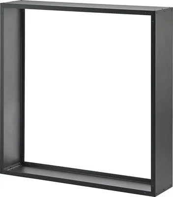 Produktbild von Kaminholzregal Firewood schwarz 155x155x35 cm