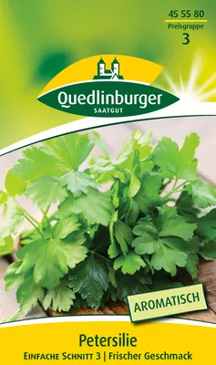 Produktbild von Quedlinburger Saatgut - Petersilie Einfache Schnitt 3 - Samen - 455580