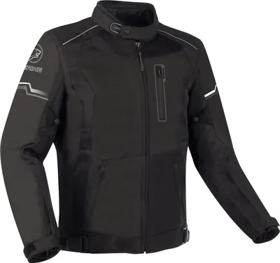 Produktbild von Bering Astro wasserdichte Motorrad Textiljacke, schwarz/grau, L