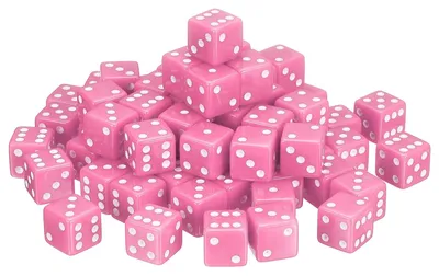 Imagen del producto de Solidchoice - 100 dados de acrílico para juegos de mesa