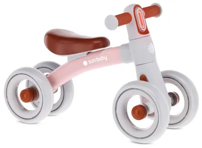 Obrázok produktu pre Detské odrážadlo Detské odrážadlo Balance Bike Odrážadlo pre deti 7 palcov LED Zoomi ružové 2,3 kg