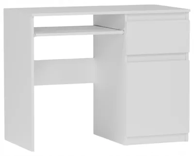 Obrázek produktu pro Psací stůl počítačový 96 cm zásuvka skříňka FRAMIRE N-33 bílá
