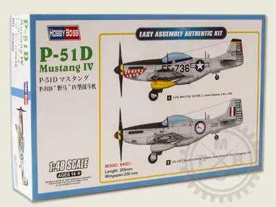 Obrázek produktu pro P-51D Mustang IV - Hobby Boss 85806 1:48