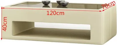 Produktbild von Couchtisch Kaffeetisch Designer Tisch Neu Wohnzimmertisch Beistelltisch Tische