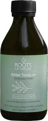 Produktbild von ROOTS OF NATURE Klosterkräuter Bitter Tonikum (250ml) – Bitterkräuter-Extrakt, Aroniasaft, alkoholfrei