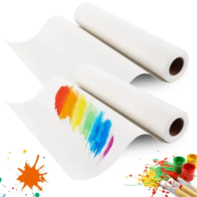 Produktbild von Solidchoice – Zeichenpapierrolle, 38 cm x 30 m, weiß, 2 Stück