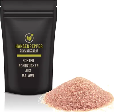 Produktbild von 2kg Echter Rohrzucker aus Malawi unraffiniert Brauner Zucker Spitzenqualität Desserts - Gourmet Serie