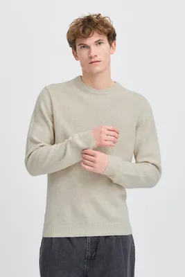 Produktbild von CASUAL FRIDAY CFKarl Herren Strickpullover Feinstrick Pullover mit Rippkragen Rippbündchen Regular fit