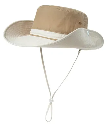 Produktbild von Herren Sonnenhut UV-Schutz Fischerhut Bucket Safari Faltbar Wanderhut Uni Sommerhut Khaki M-L