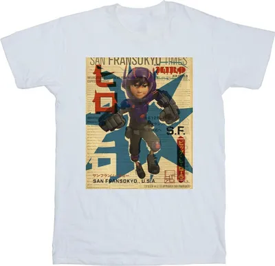 Produktbild von Disney - "Big Hero 6" T-Shirt für Herren BI49344 (4XL) (Weiß)