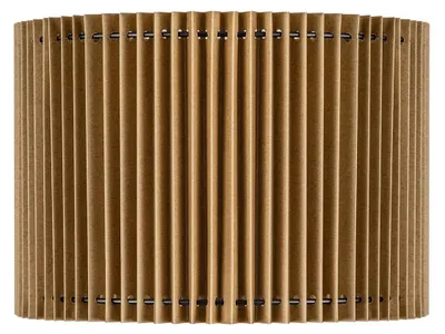 Produktbild von Zylindrische Lampenschirm aus Papier, braun, Ø 30 x 20 cm, für Fassung E27
