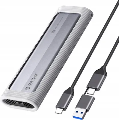 Zdjęcie produktu dla ORICO KIESZEŃ NA DYSK SATA M.2 NVME NGFF 10Gbps KABEL USB-C/USB-A na USB-C