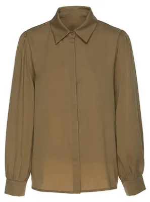 Image de Chemise pour femme DEDICA - marron, taille S